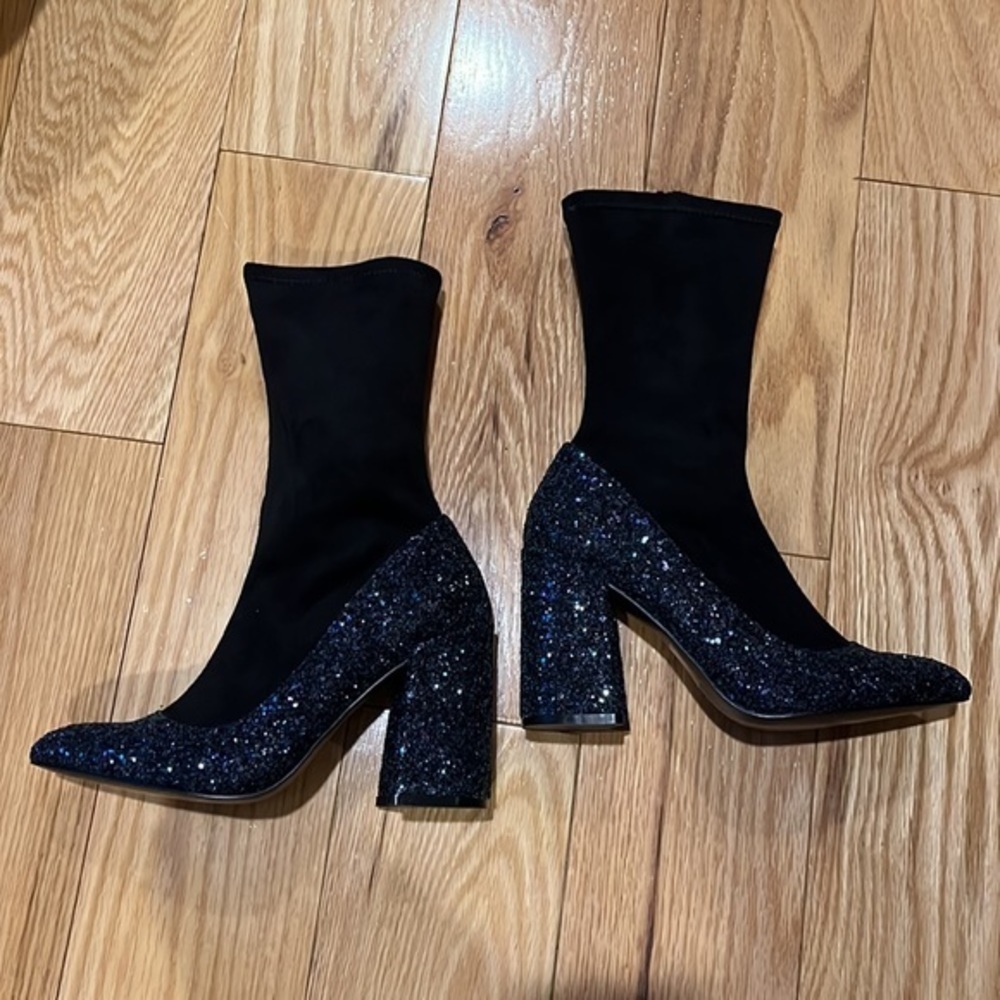 New Shelley’s of London Ely Glitter stretch boots 6.5 - Picture 4 of 15